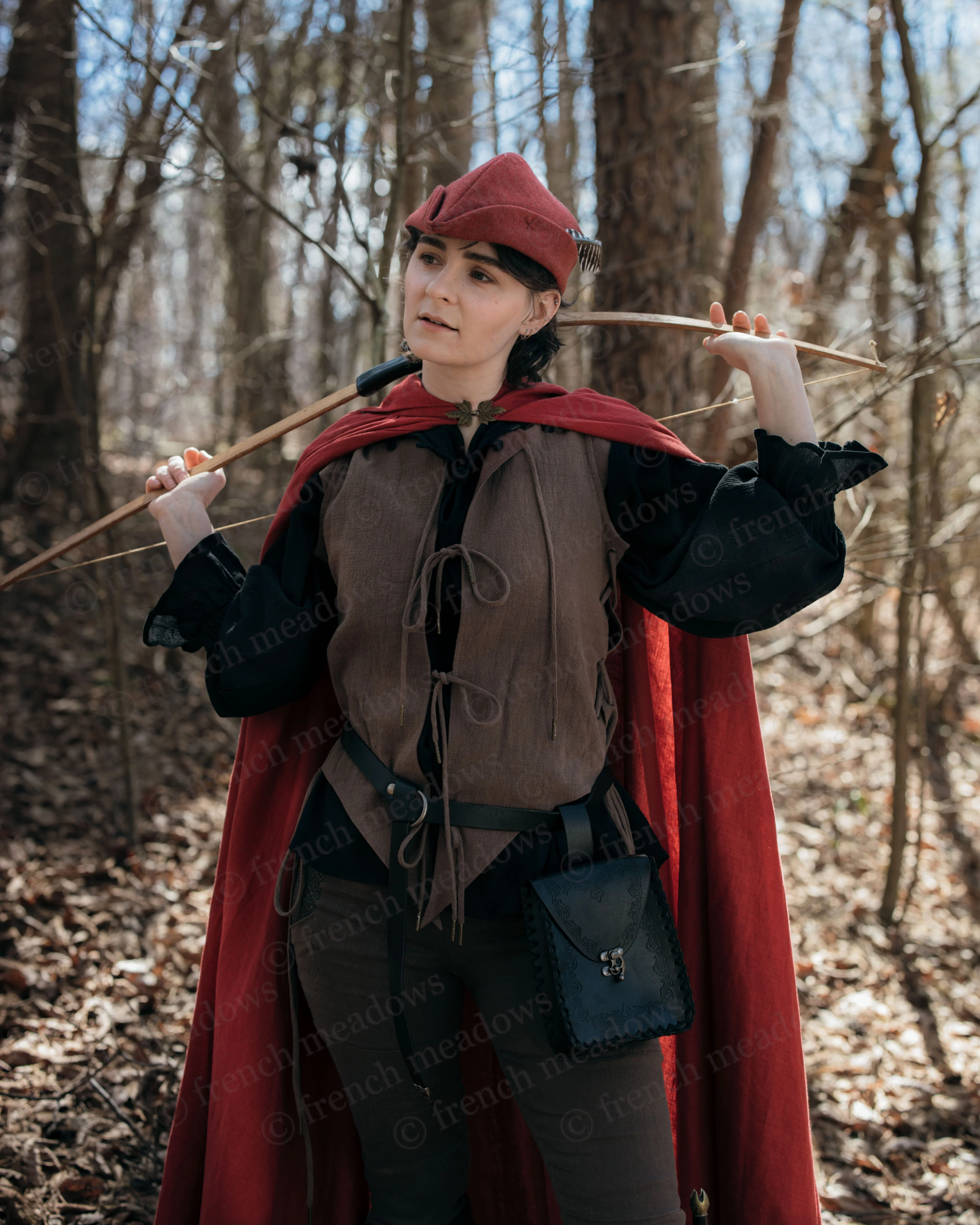 Linen Renaissance Cloak - Image 27