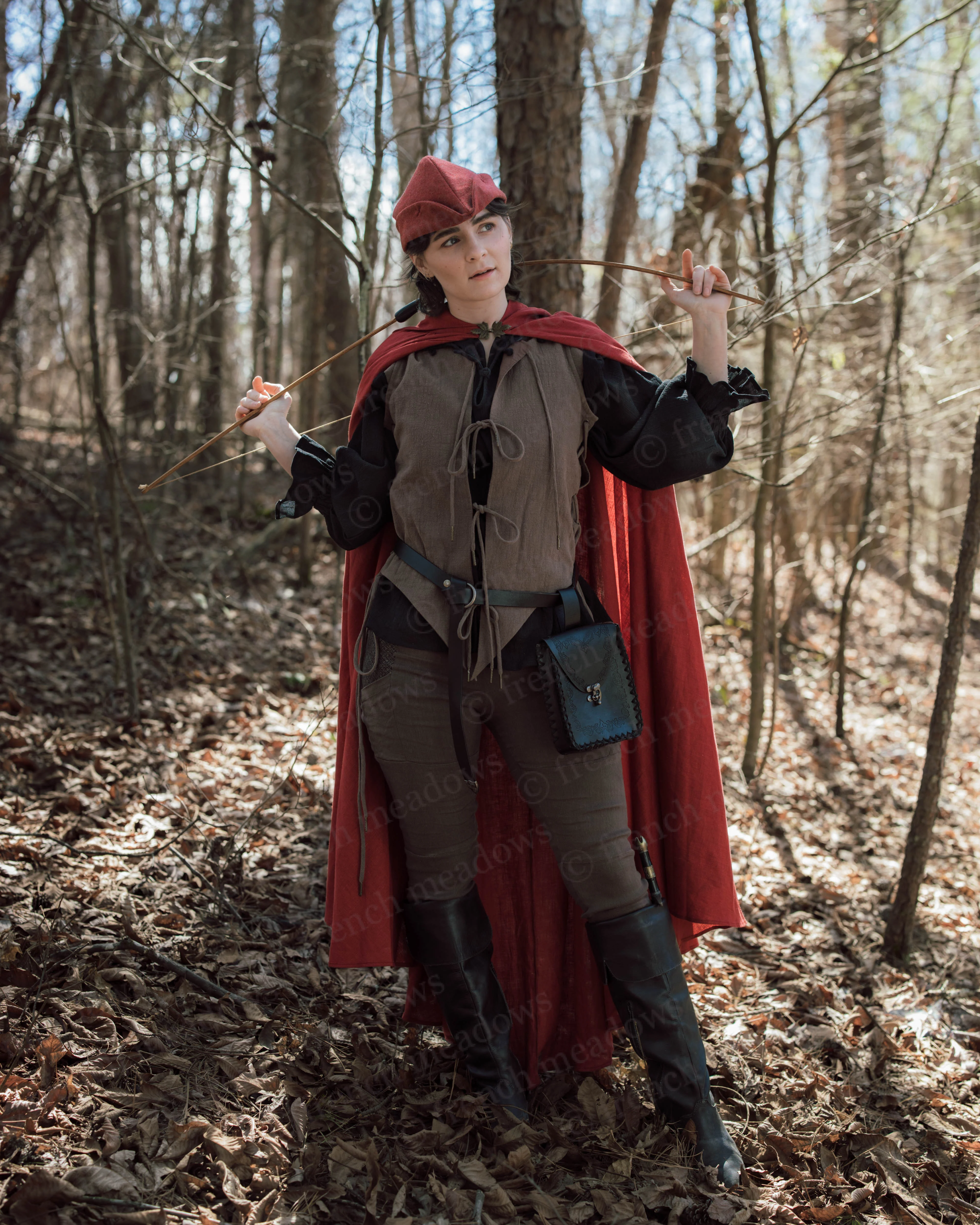 Linen Renaissance Cloak - Image 26